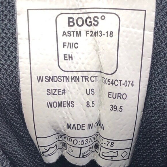 Bogs Sandstone Low ST Work Shoes 8.5 - Picture 8 of 11